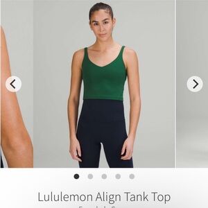 Lululemon Athletica Green Align Tank Top